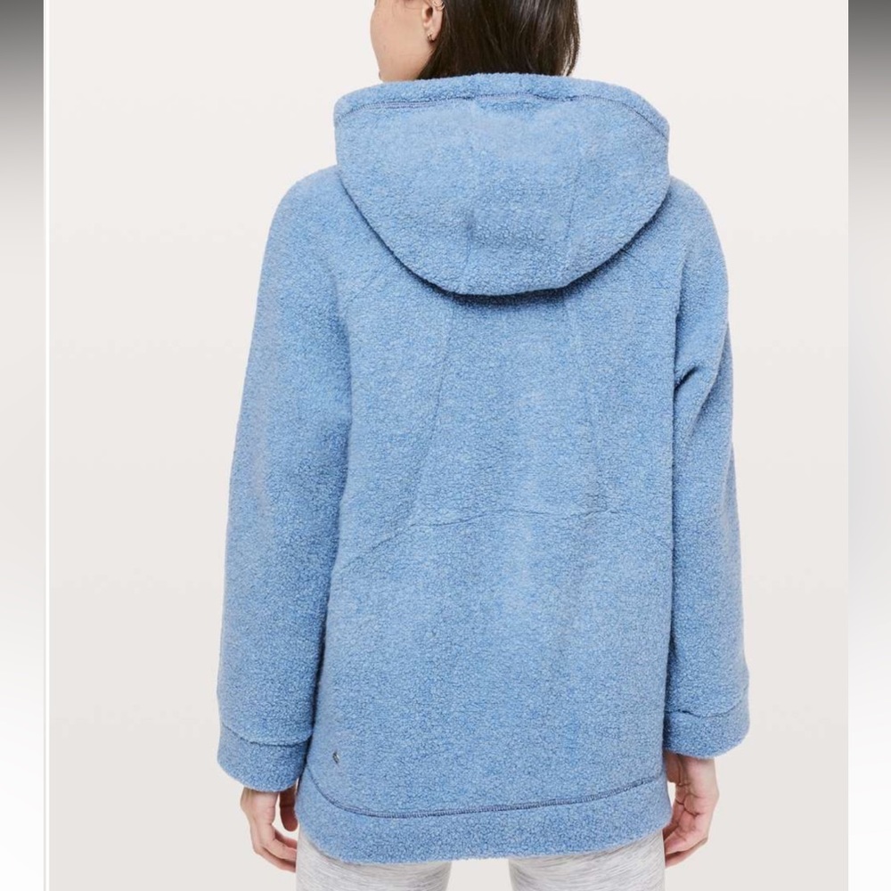 Buffalo Jump Purple Unisex Sherpa Lined Hooded Coat